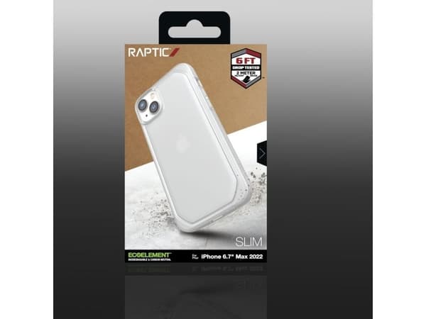 Raptic X-Doria Slim Case iPhone 14 baksideskal - transparent