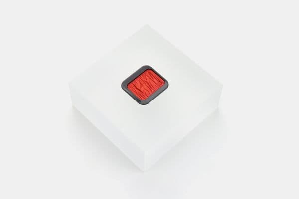 1 Pearlescent colour square, in a clamshell - "FINETEC Premium" | Brilliant Rust
