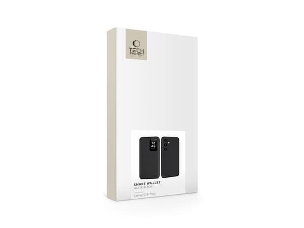 Tech-Protect Smart Wallet-skydd till Samsung Galaxy S25+ - matt sort
