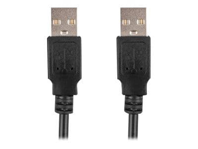 Lanberg - USB-kaapeli - USB (uros) - USB (uros) - USB 2.0 - 50 cm - musta