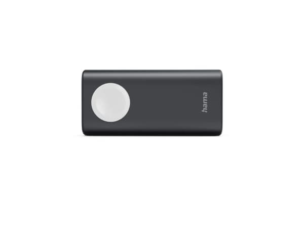 Hama Watch, 10000 mAh, Musta, Harmaa