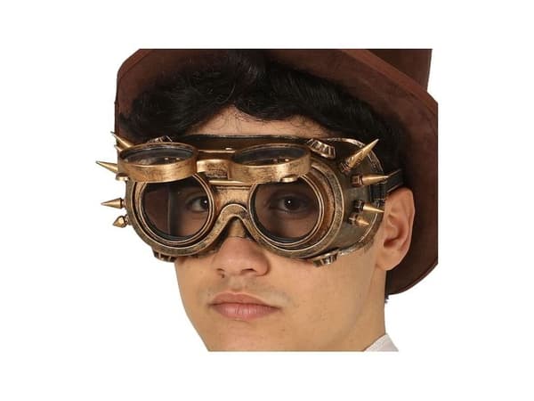 Steampunk briller med klap