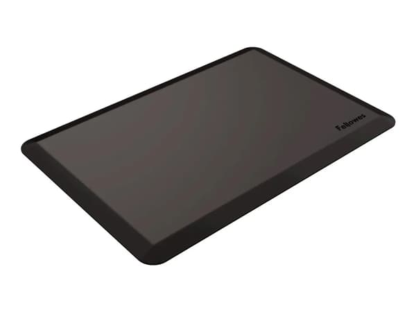 Fellowes Wellness - Gulvmatte - rektangulær - 91.4 x 61 cm - svart