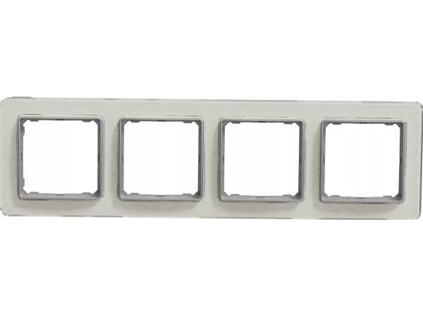Schneider Electric Sedna Elements fyrfacksram vit glas