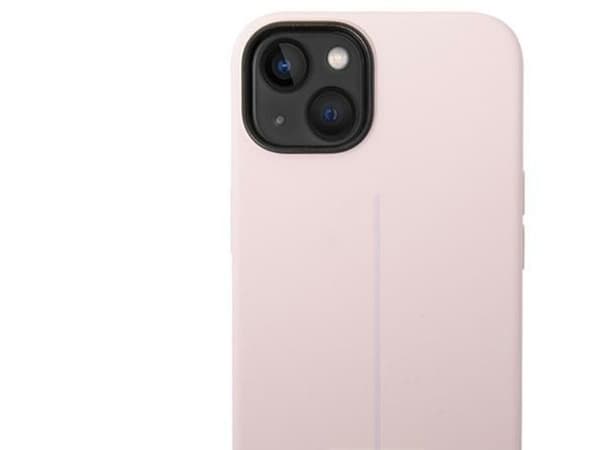 Guess silikontrekantetui til iPhone 14 6.1" - lilla