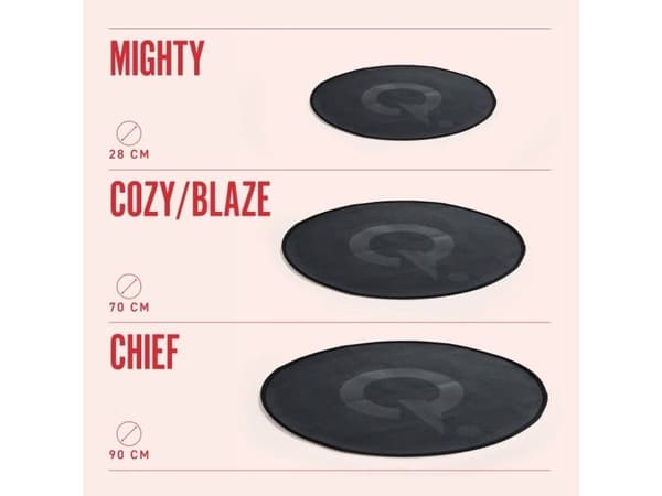 herQs Cozy & Blaze Grounder värmematta