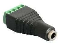 DeLOCK 65457, 3.5mm, 4pin, Musta, Vihreä