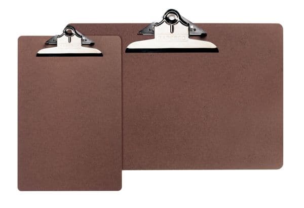 RAPESCO® utklippstavle VHBCB003 DIN A4 brun hardtrefiber, 1 stk.