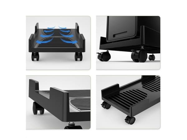 Orico CPB3 computer stand on wheels, load capacity 20 kg - black