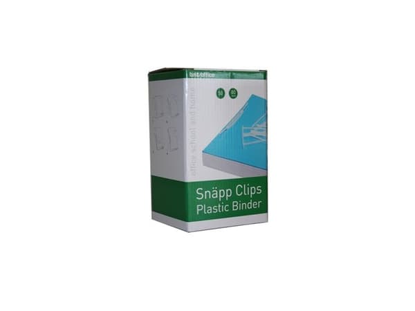 Snap-Binder 80mm 50st Hvid