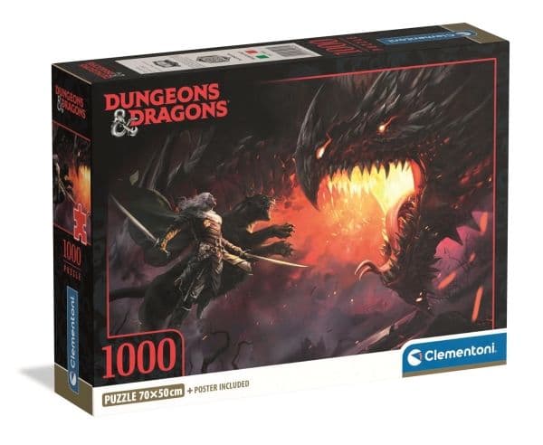 Dungeons &amp; Dragons - Comp -palapeli, 1000 palaa