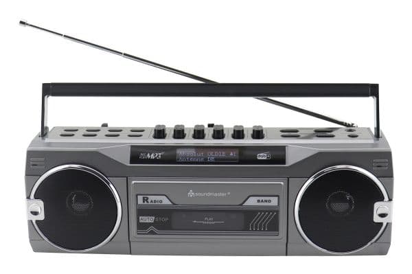 Kassettradio Stereo Bluetooth SRR80TI Sølv
