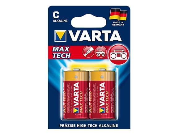Varta Max Tech 04714 - Batteri 2 x C - Alkalisk