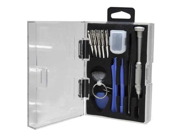 Startech Cell Phone Repair Kit - with Case - Multipurpose - Computer Tool Kit - Electronics Kit - PC Tool Kit (CTKRPR) - Reparationsverktygssats fö...