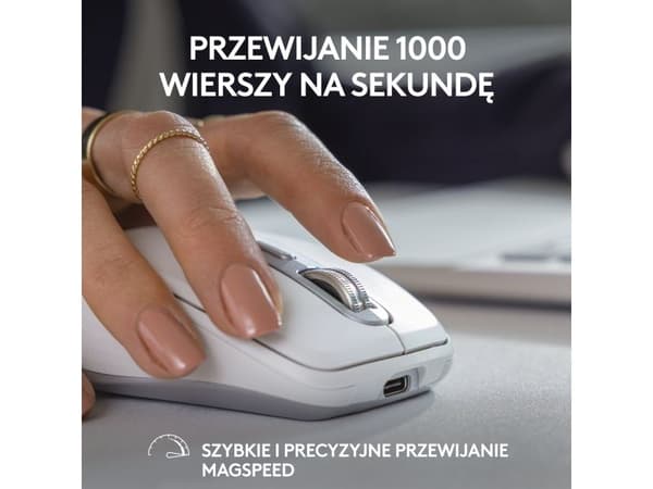 Logitech Spotlight presentationsfjärrkontroll guld (910-004862) + MX Anywhere 3S grafit (910-006929)
