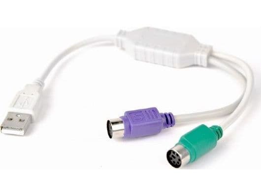 Gembird UAPS12 - Adapter för tangentbord/mus - USB