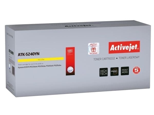 Activejet ATK-5240YN, 0 sider, 3000 sider, Gult, 1 stykker