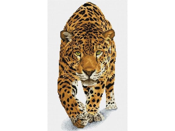 Diamond Dotz neliöt 52 x 32 cm - Leopardi