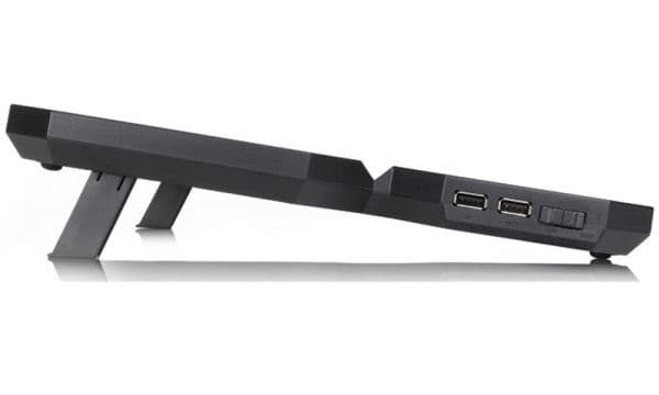 Deepcool Multi Core X6 - Fläkt till bärbar dator/notebook - 15.6" - 100 mm/140 mm - svart