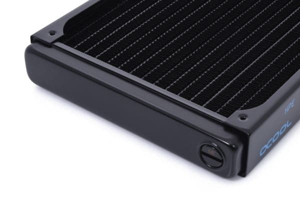 Alphacool 14379, Radiatior, Messing, Kopper, Stål, Sort, 1/4", 60 °C, 6 vifter