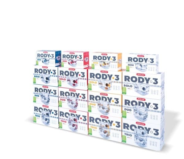 ZOLUX CAGE RODY3 MINI väri sininen