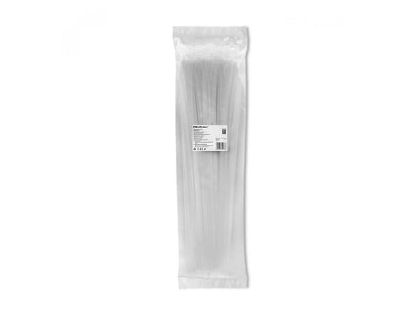 Qoltec - Kabelsamlare - 45 cm - vit (paket om 100)
