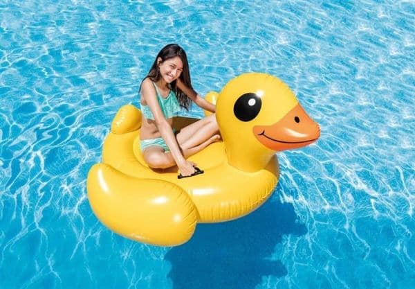 INTEX Yellow Duck Ride-On