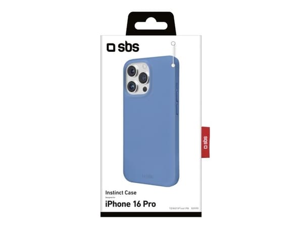 SBS Instinct-telefonetui for iPhone 16 Pro - blå