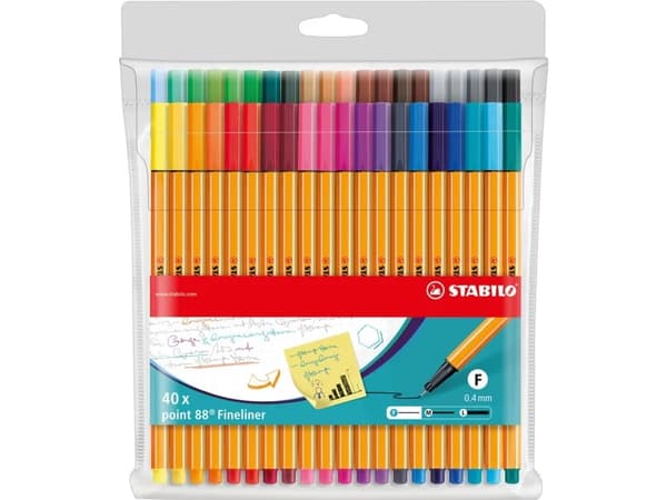 Stabilo Point 88 Fineliner 40-pack