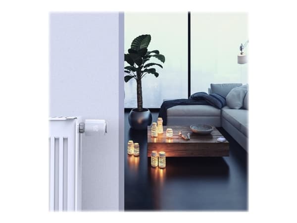 Hama Smart Heating Control - Radiatortermostat - trådlös - ZigBee - vit
