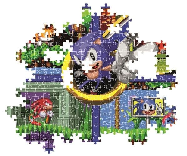 Clementoni CLE-pussel 500 Cubes Sonic Classic 35808