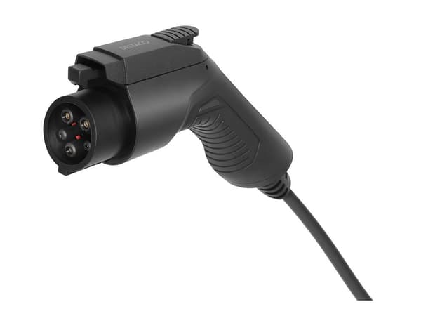DELTACO e-Charge laddare Schuko till Typ 1 - 6A - 1,5+4 meter