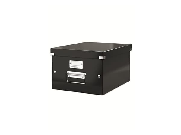 Arkivboks Click & Store Medium A4 sort