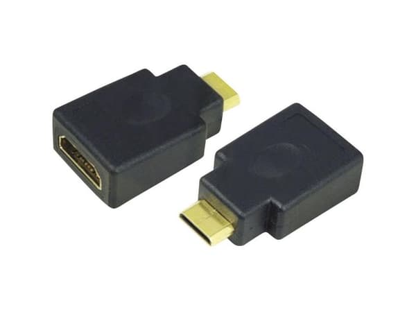LogiLink - HDMI-sovitin - mini HDMI han til HDMI hun - lajitella