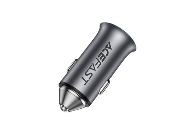 Acefast B16 95W USB-A + USB-C Car Charger - Gray