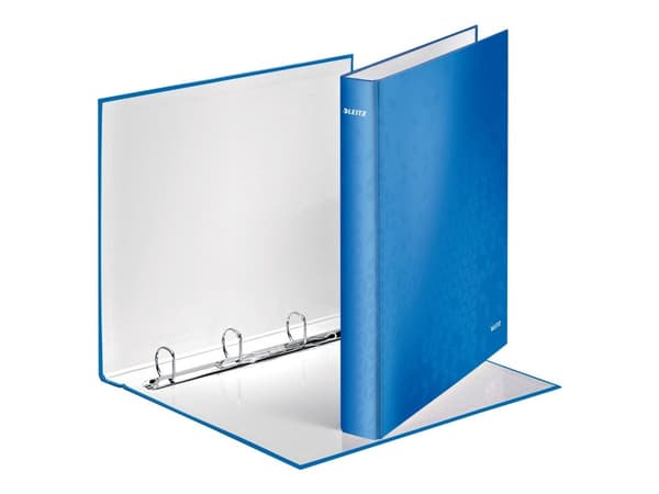 Leitz WOW - Ringpärm - ryggbredd: 40 mm - för A4 Maxi - kapacitet: 250 ark - blå-metallic
