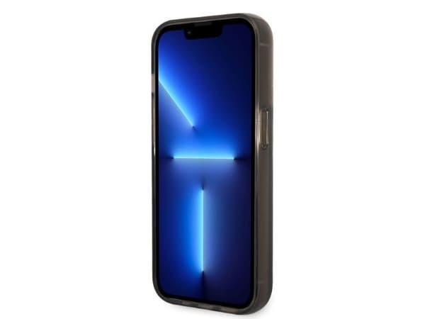 Karl Lagerfeld Glitter Karl’s hode- etui til iPhone 14 Pro Max - svart