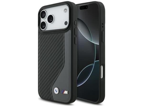 BMW M Carbon Logo MagSafe case for iPhone 17 Pro Max - graphite
