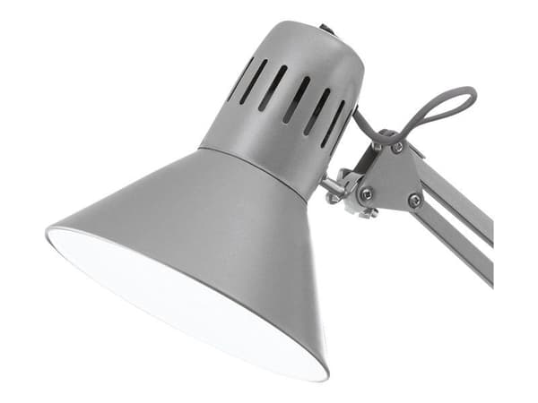 Firmo bord med klämma, silver