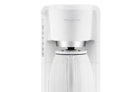 Rowenta CT3801 - Kaffemaskin - 12 kopper - hvit / rustfritt stål