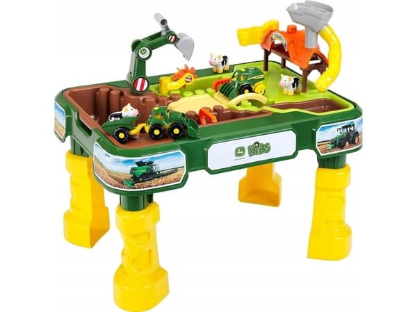 Theo Klein gårds-/landbruksmodell John Deere bondegårdsstasjon