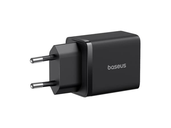 Nätladdare Baseus Cube Pro 30W USB-C USB-A - svart