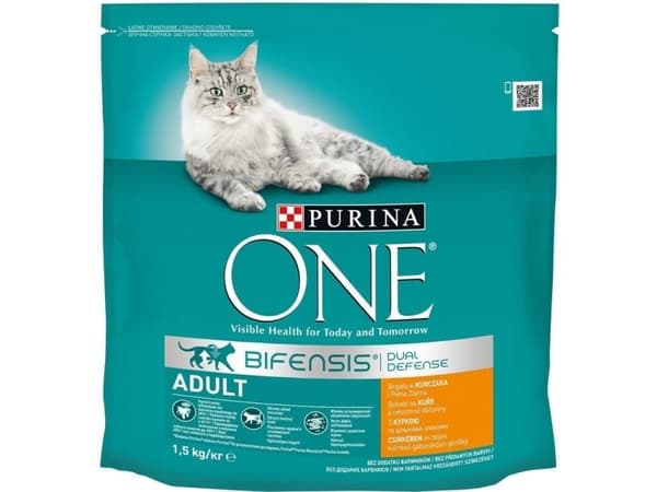 PURINA One Bifensis Adult Chicken - torrfoder för kattungar - 1,5 kg