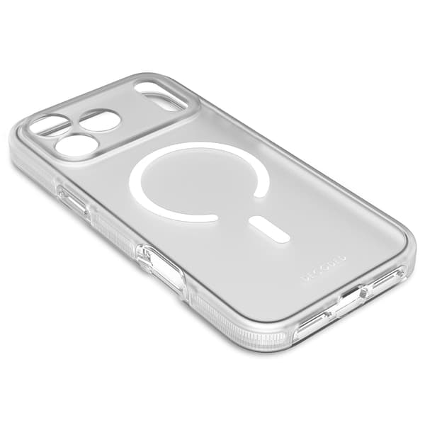 Decoded D26IPO17PMBCT2FE, Mobilskal, Apple, iPhone 17 Pro Max, 17,5 cm (6.9"), Transparent, Vit
