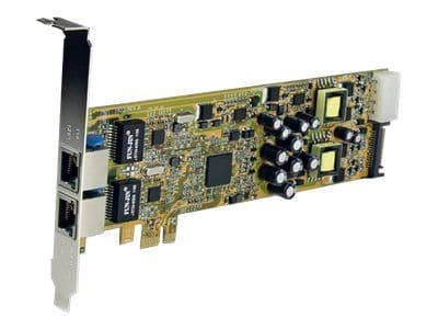 StarTech.com Dual Port PCI Express Gigabit Ethernet Network Card Adapter - 2 Port PCIe NIC 10/100/100 Server Adapter with PoE PSE (ST2000PEXPSE) - ...
