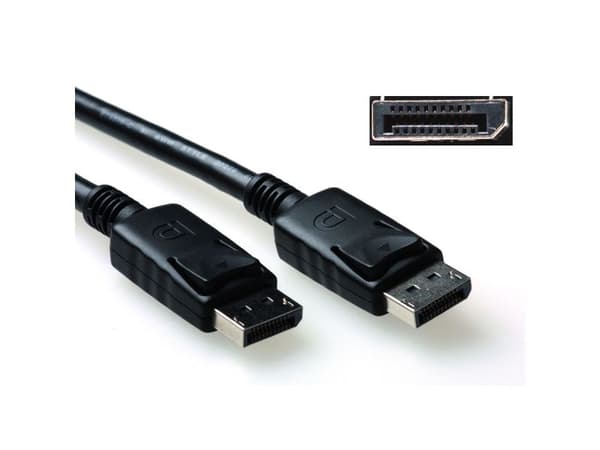 ACT DisplayPort-kabel M/M 3,00 m