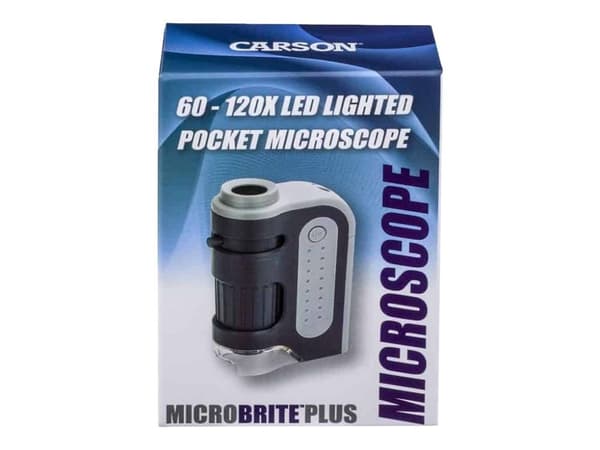 Carson MicroBrite Plus MM-300 - Yhdistelmämikroskooppi - 60x-120x