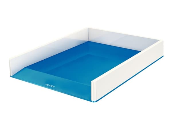 Brevbakke Leitz WOW tofarvet blå metallic - (4 stk.)