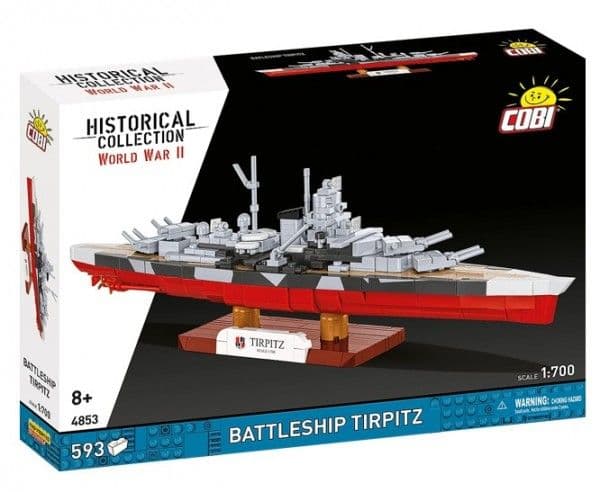Cobi Blocks Taistelulaiva Tirpitz, 593 dele