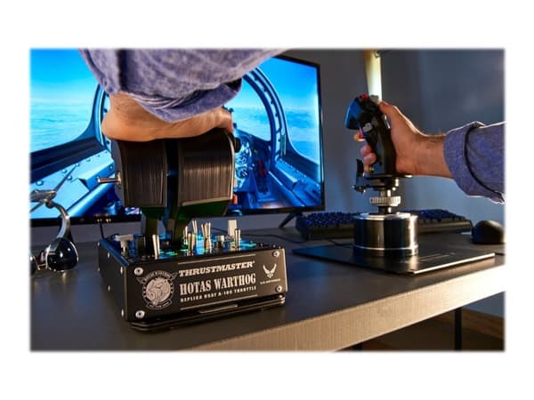 Thrustmaster HOTAS Warthog - Joystick och spjäll - kabelansluten - för PC